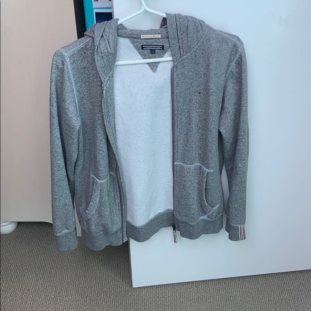 Tommy Hilfiger grey zip up